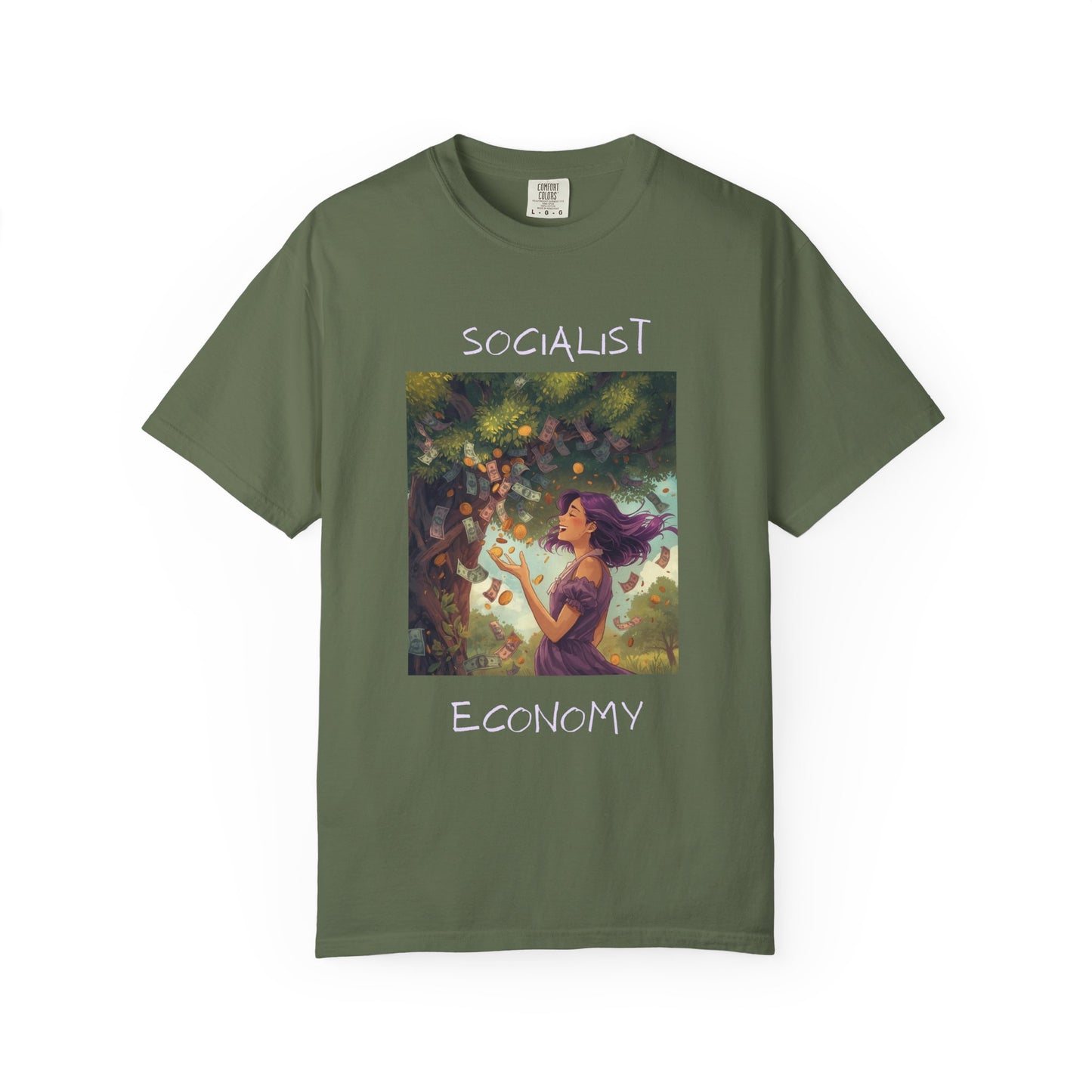 Socialist Economy T-Shirt — Illustrated Garden Graphic Tee