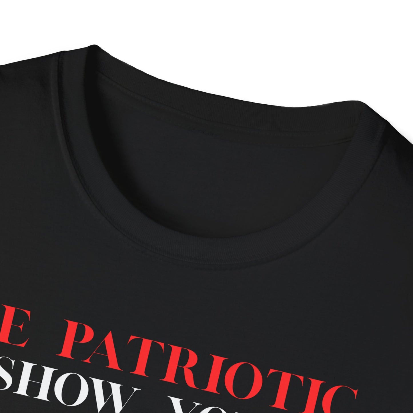Graphic T-Shirt — "Be Patriotic Show Your Boobs to a Veteran" (Veteran Humor Tee)