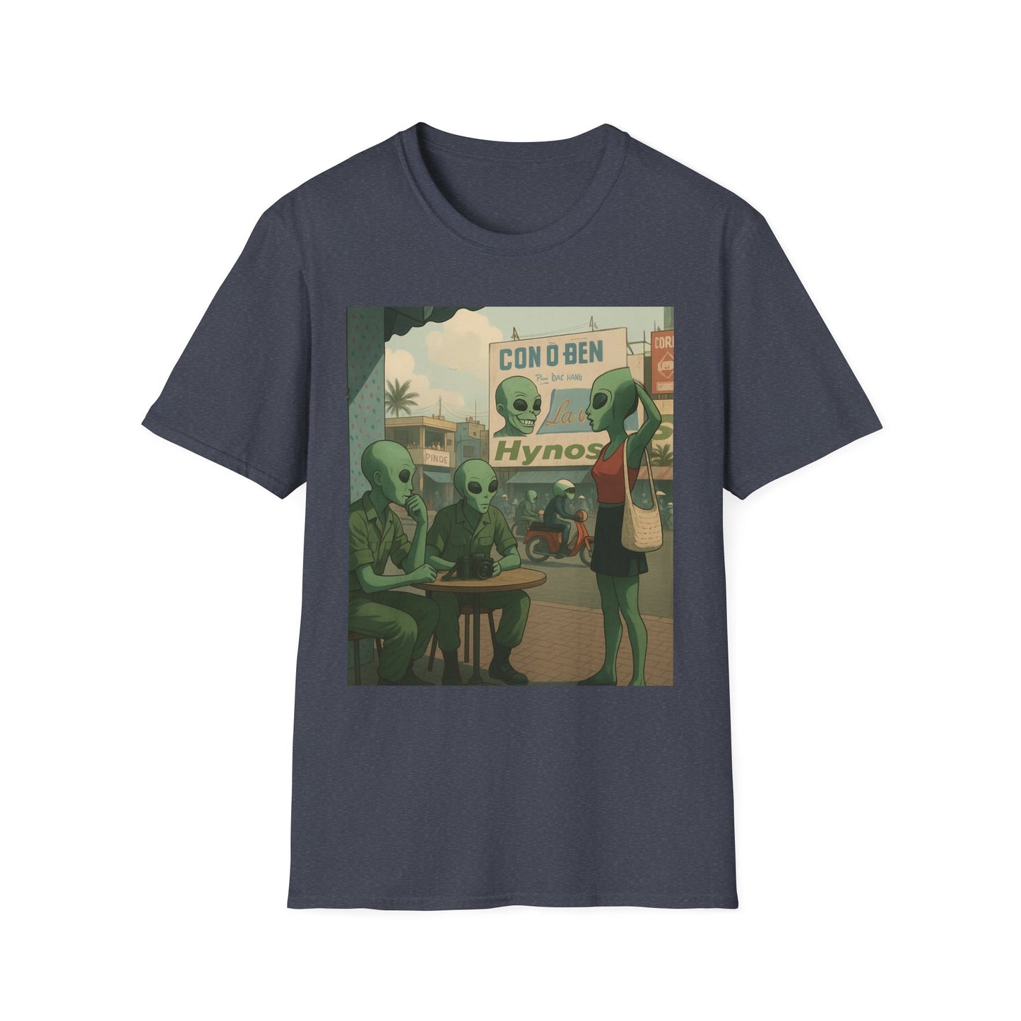 Alien Full Metal Jacket Graphic T-Shirt — Retro 'Con & Ben Hypnos' Illustration