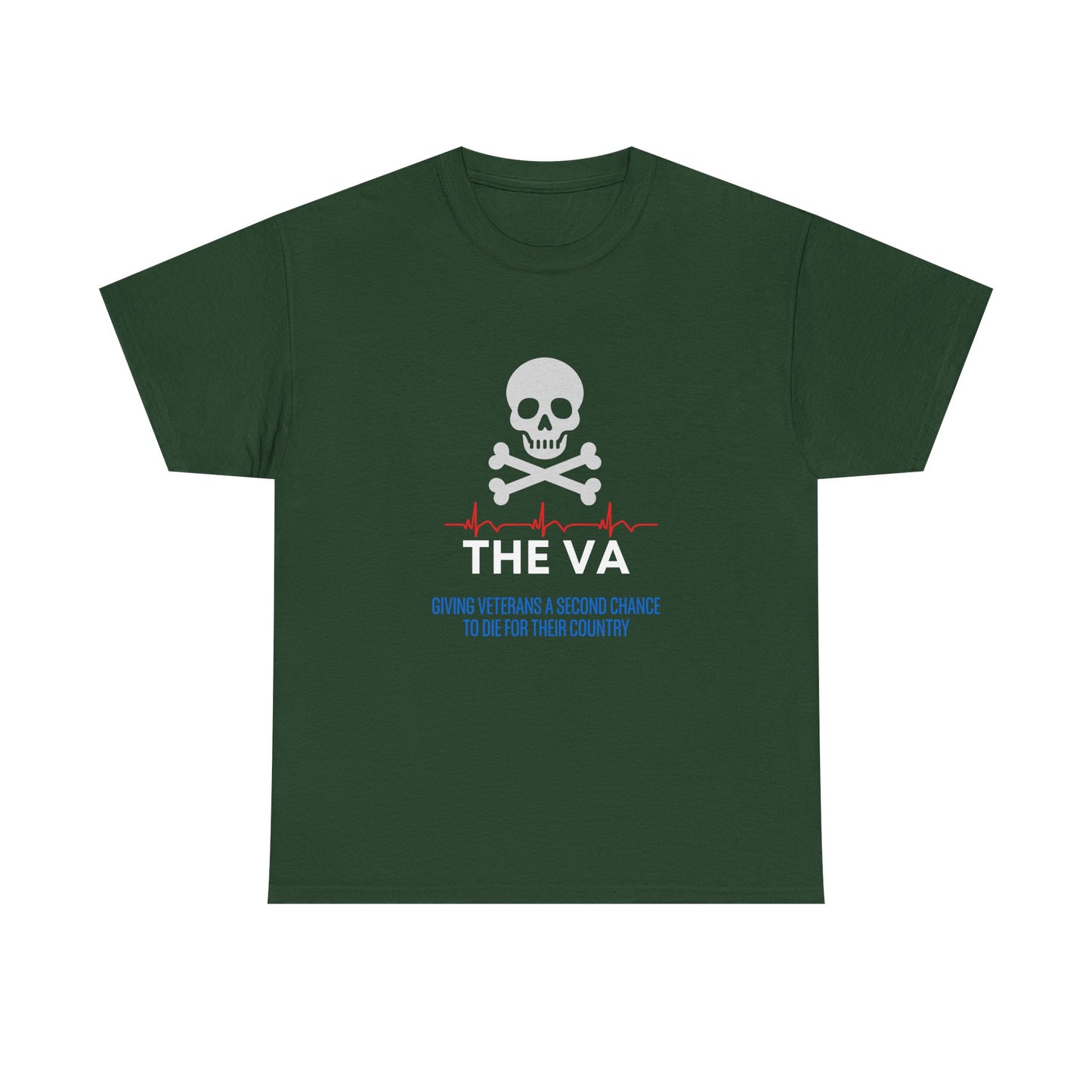 Veteran Skull & Crossbones Tee – “THE VA” Tribute T-Shirt