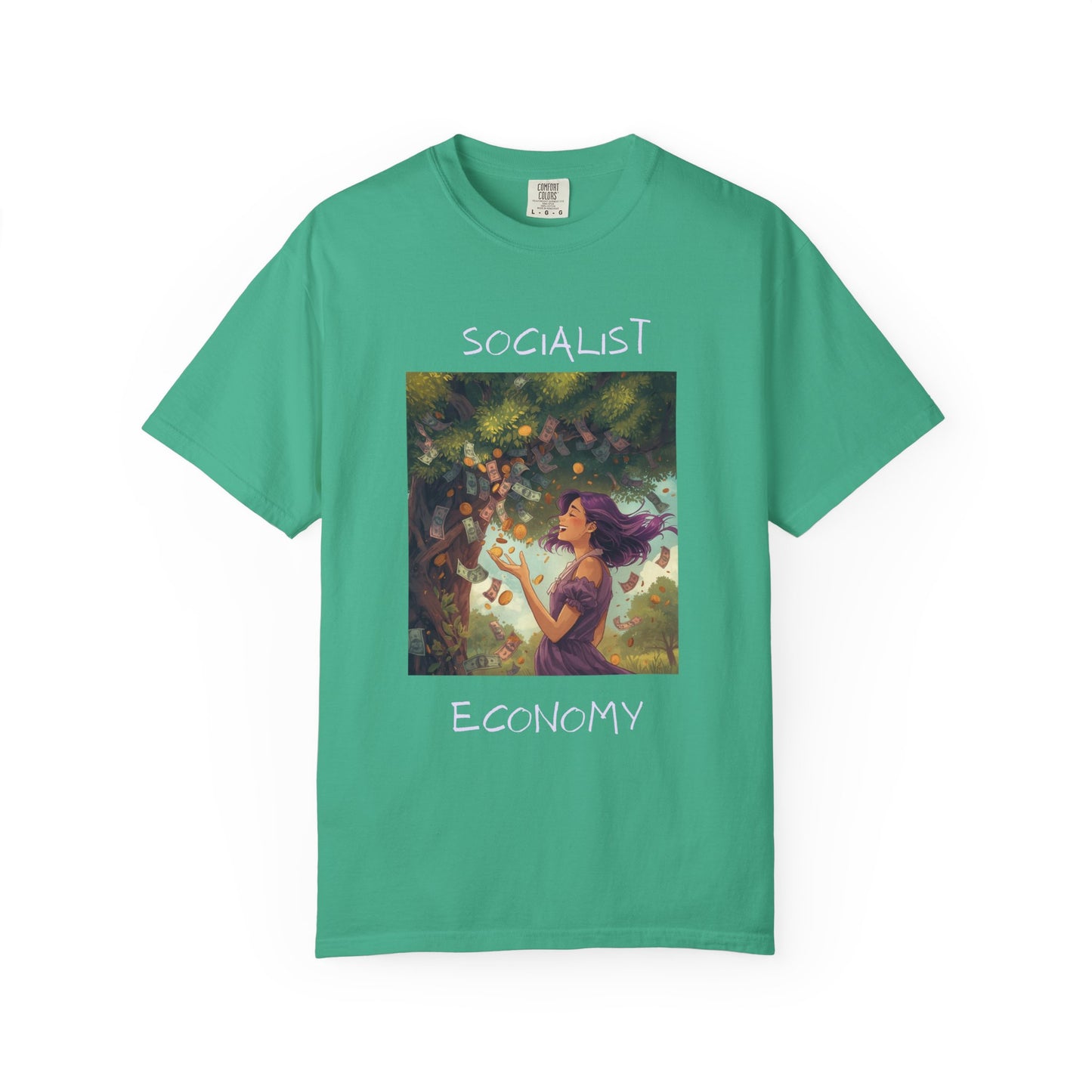 Socialist Economy T-Shirt — Illustrated Garden Graphic Tee