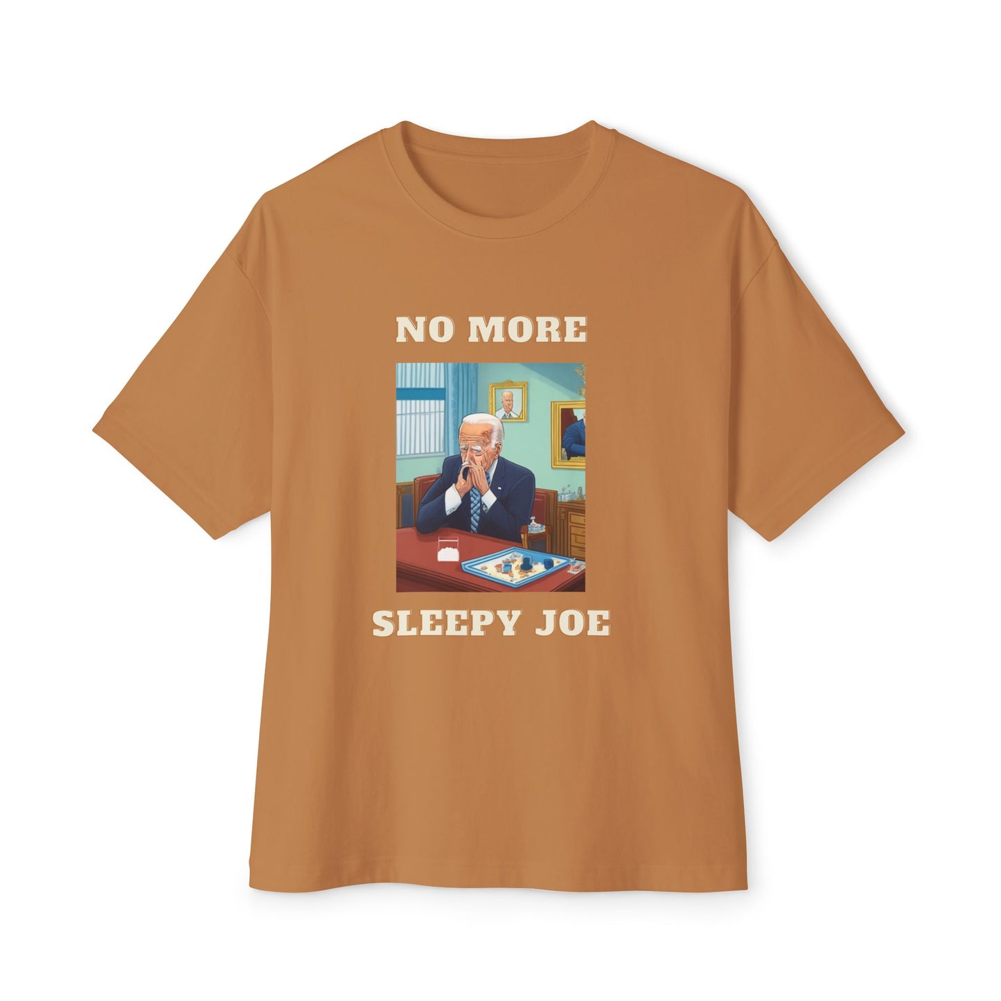 Political Statement Tee – "No More Sleepy Joe" Graphic Shirt