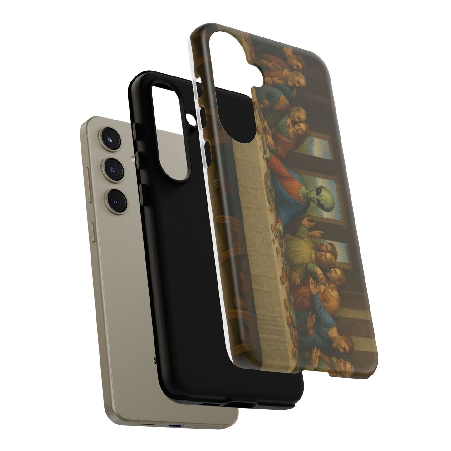 Phone Case - 'The Last Supper' Alien Parody Protective Cover