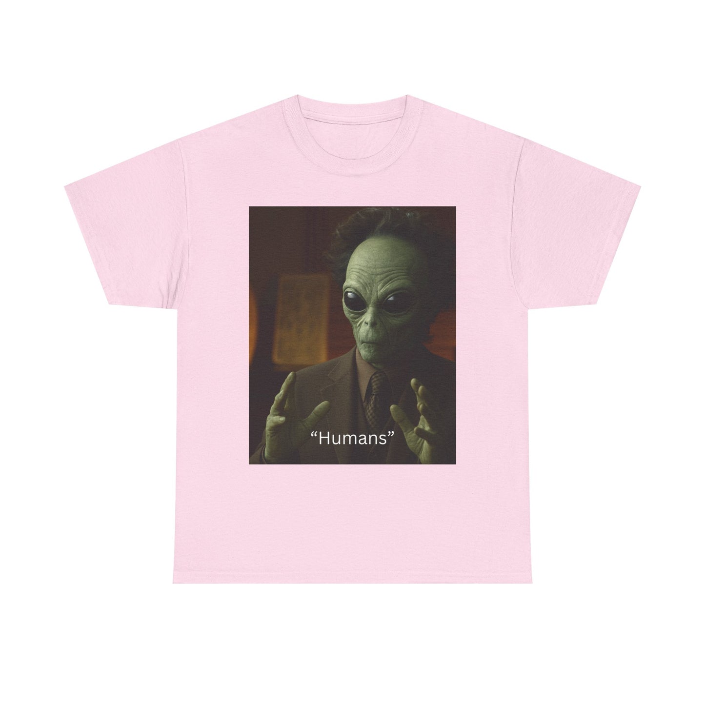 Alien Meme T-Shirt — 'Humans' Retro Funny Graphic Tee