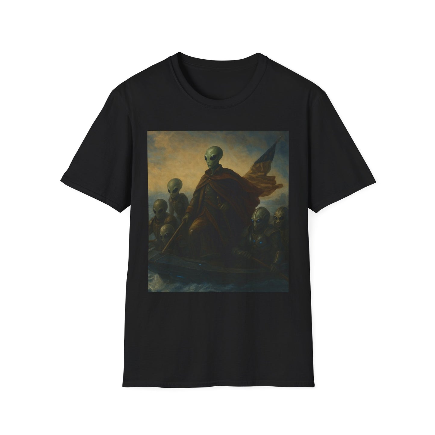 Alien Revolution T-Shirt — Vintage Portrait of Extraterrestrial Leaders