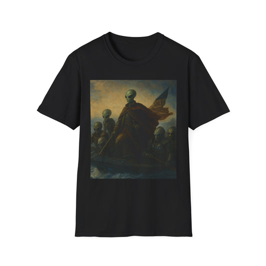 Alien Revolution T-Shirt — Vintage Portrait of Extraterrestrial Leaders