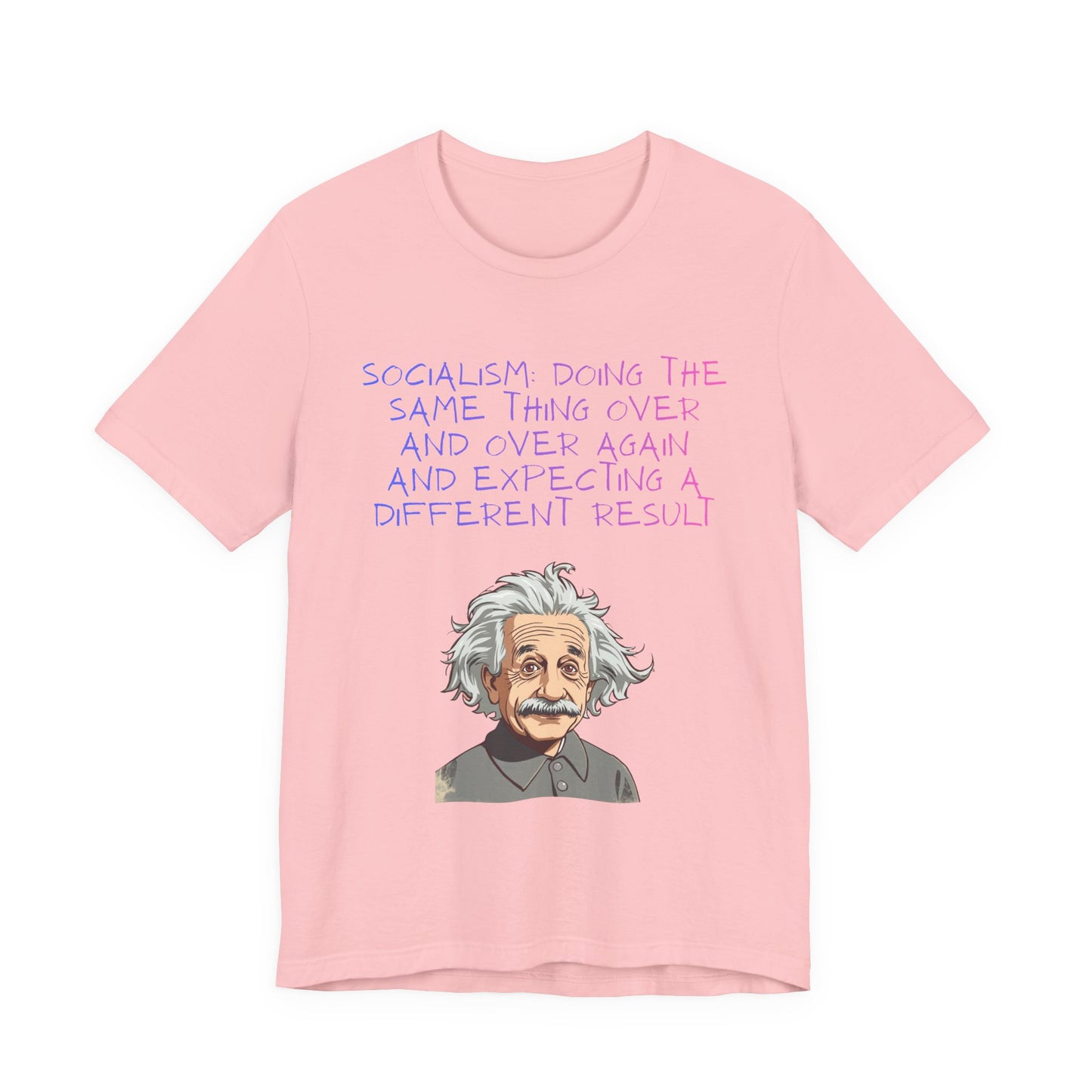 Einstein Graphic Tee — "Doing the Same Thing Over and Over" Funny Science T‑Shirt