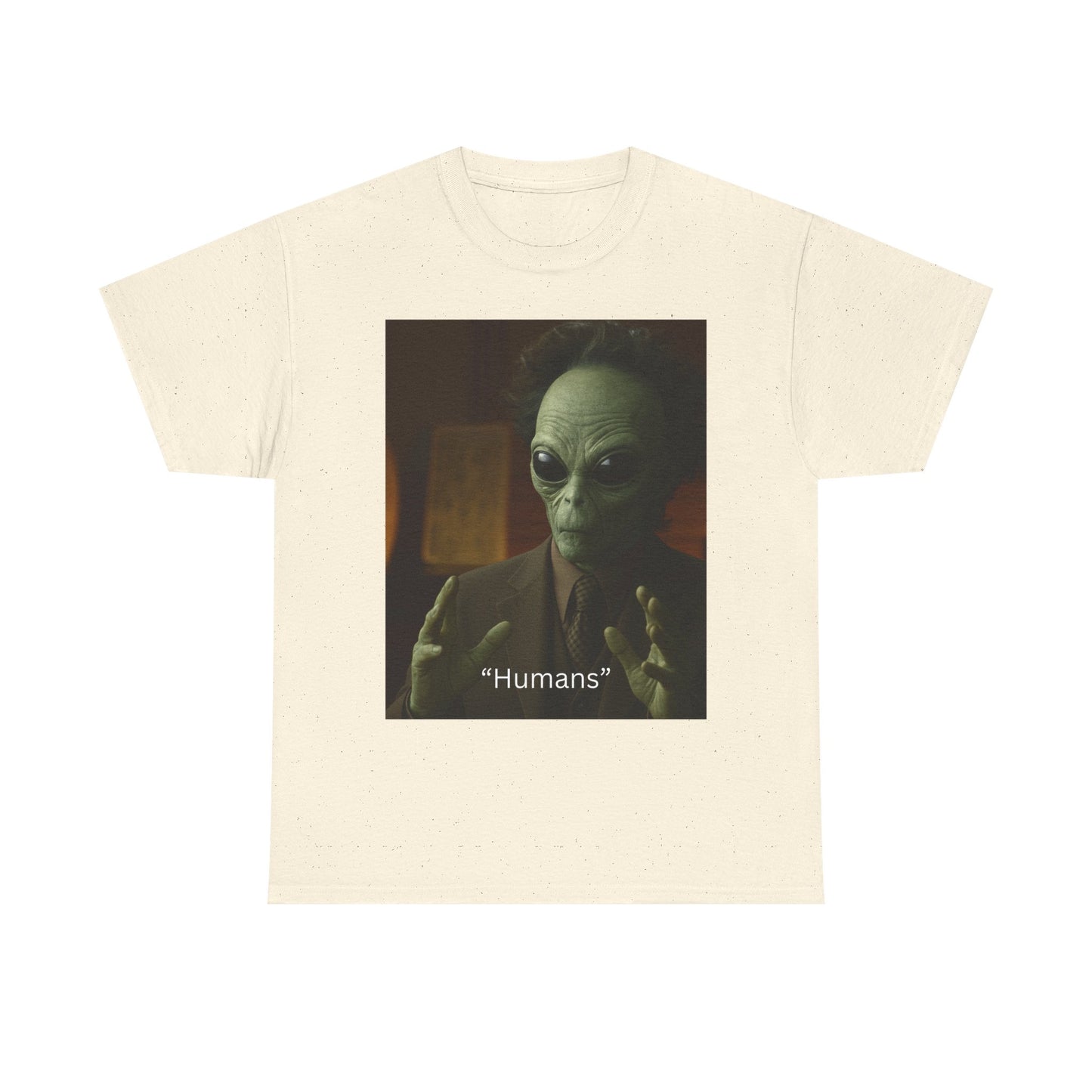 Alien Meme T-Shirt — 'Humans' Retro Funny Graphic Tee