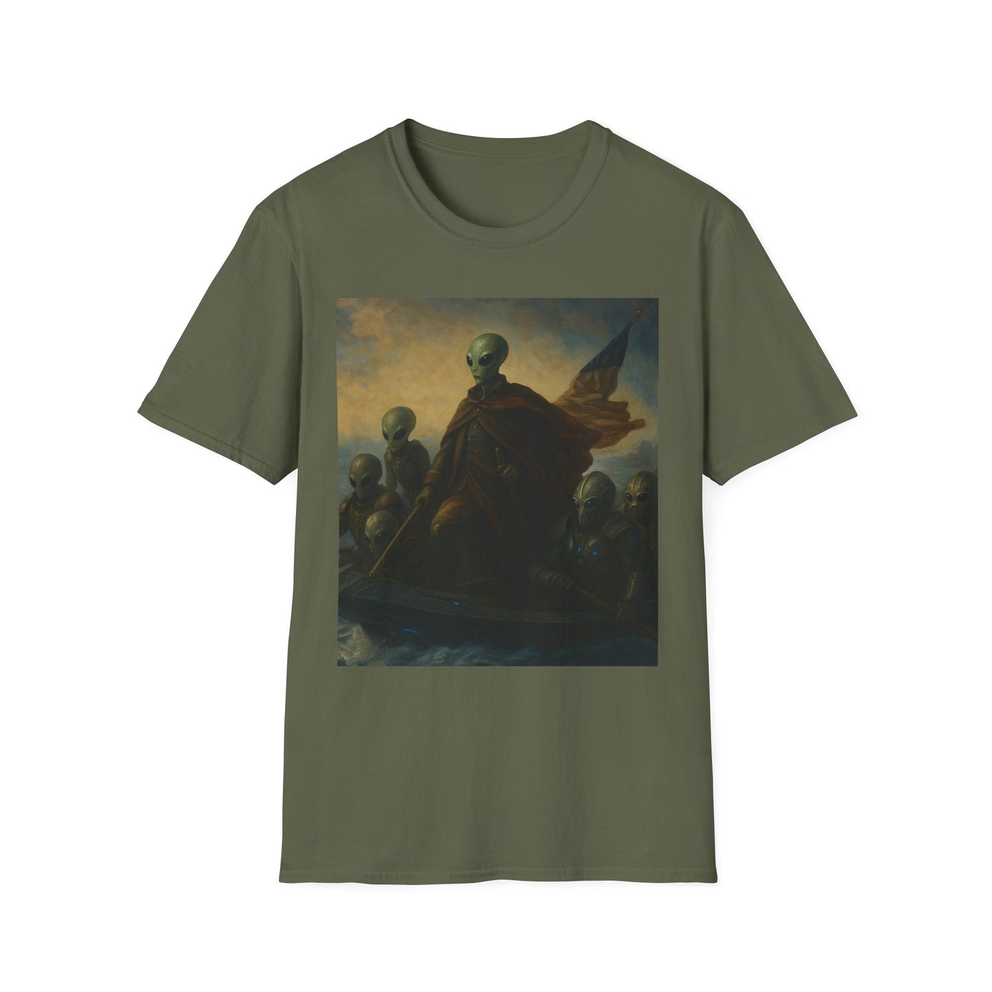 Alien Revolution T-Shirt — Vintage Portrait of Extraterrestrial Leaders