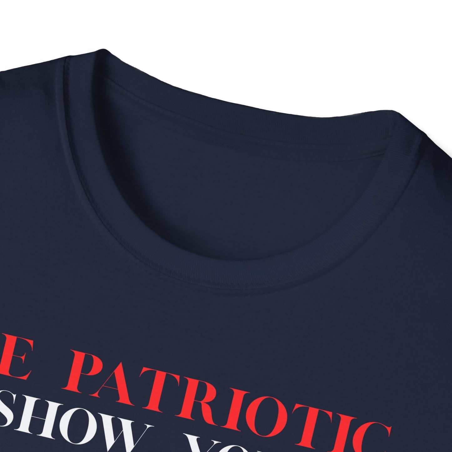 Graphic T-Shirt — "Be Patriotic Show Your Boobs to a Veteran" (Veteran Humor Tee)