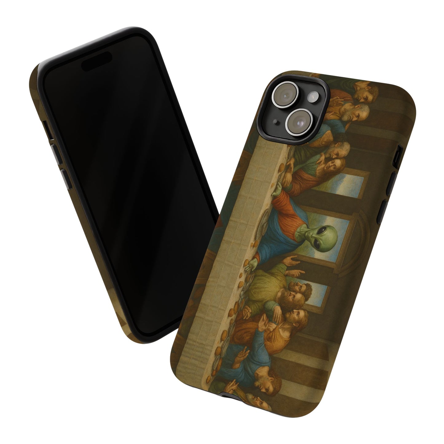 Phone Case - 'The Last Supper' Alien Parody Protective Cover