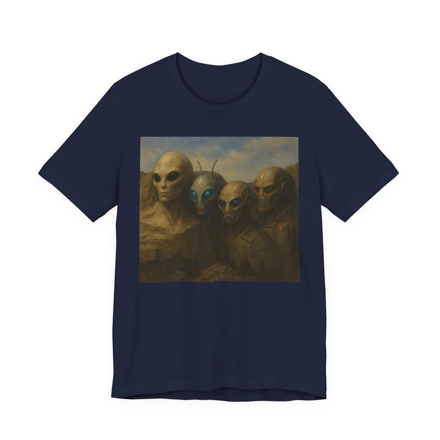 Alien Portrait T-Shirt — Vintage Sci‑Fi Art Tee