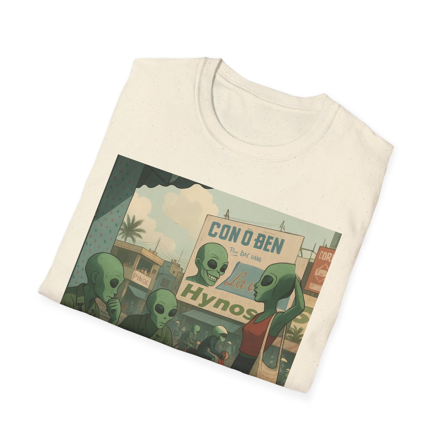 Alien Full Metal Jacket Graphic T-Shirt — Retro 'Con & Ben Hypnos' Illustration