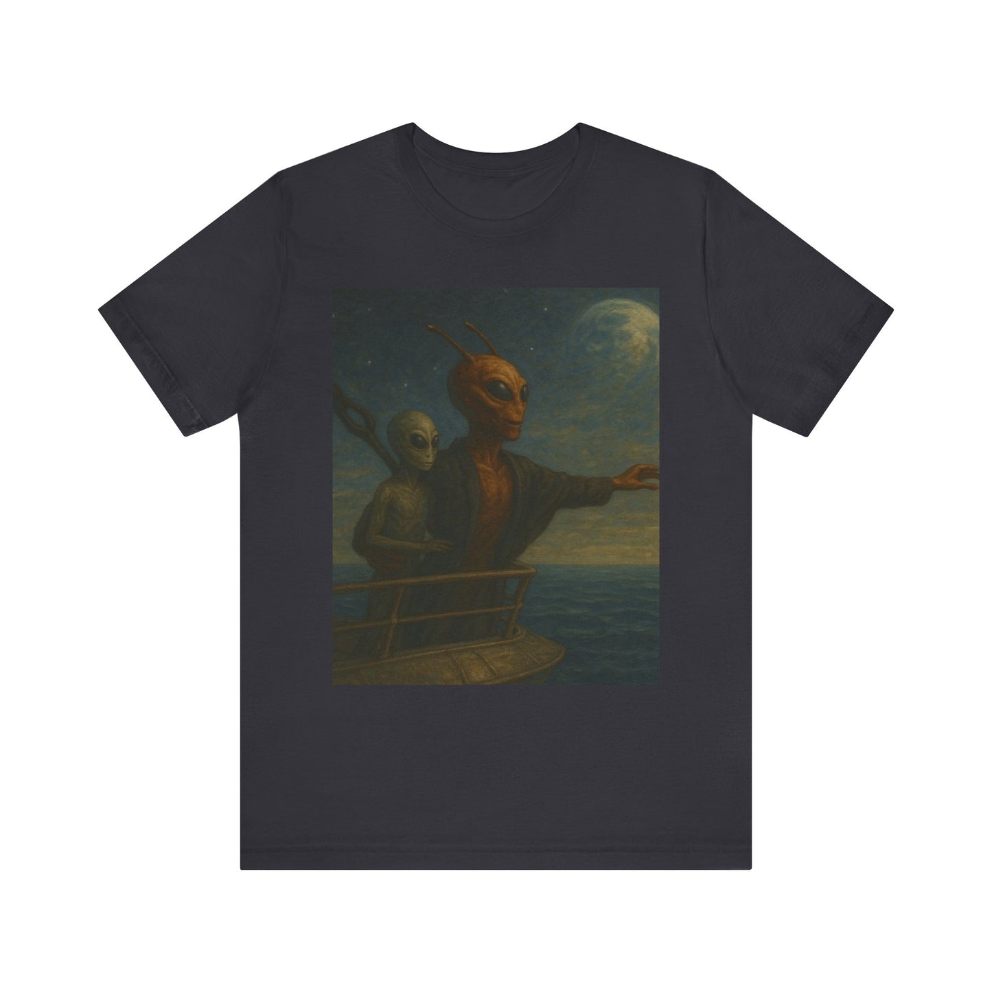Alien Voyage T‑Shirt — Vintage Surreal Art Tee