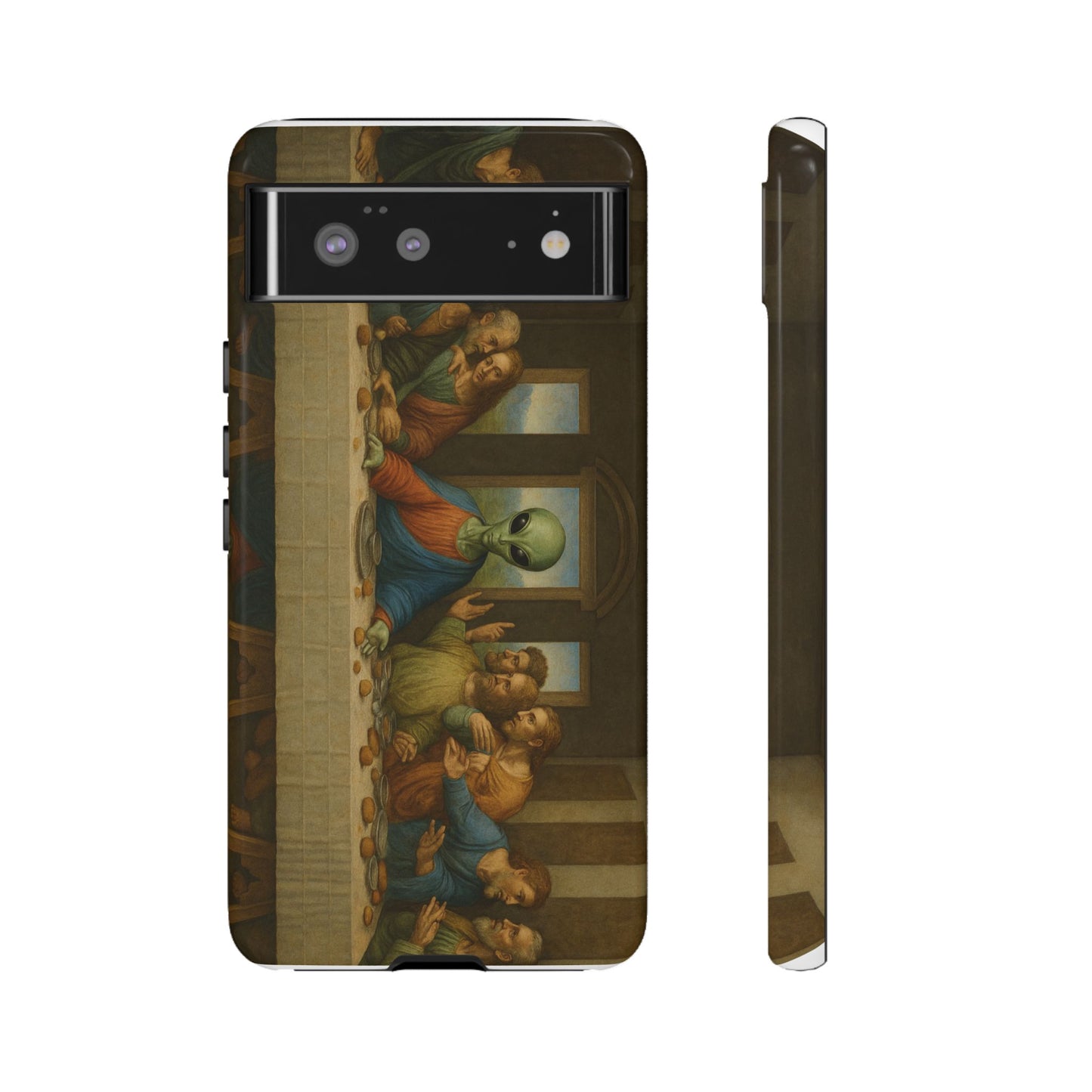 Phone Case - 'The Last Supper' Alien Parody Protective Cover
