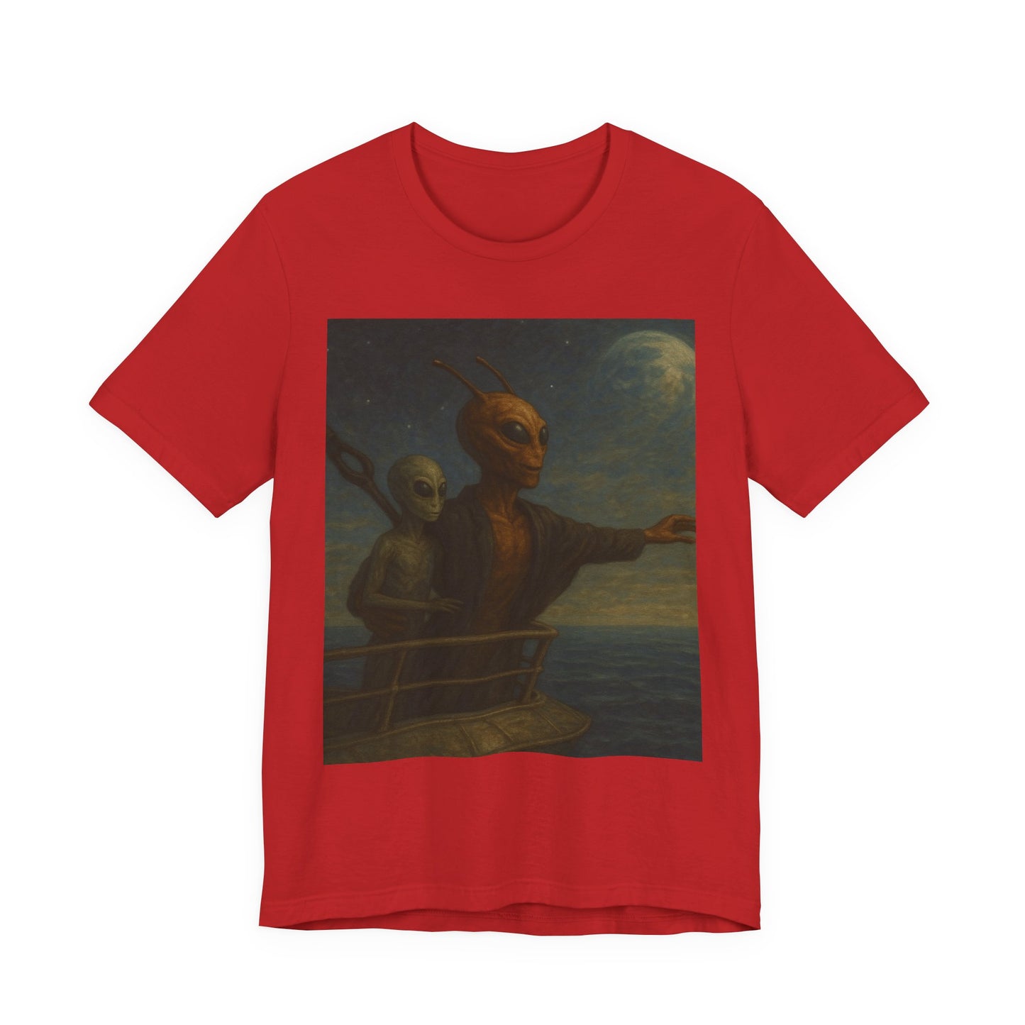 Alien Voyage T‑Shirt — Vintage Surreal Art Tee