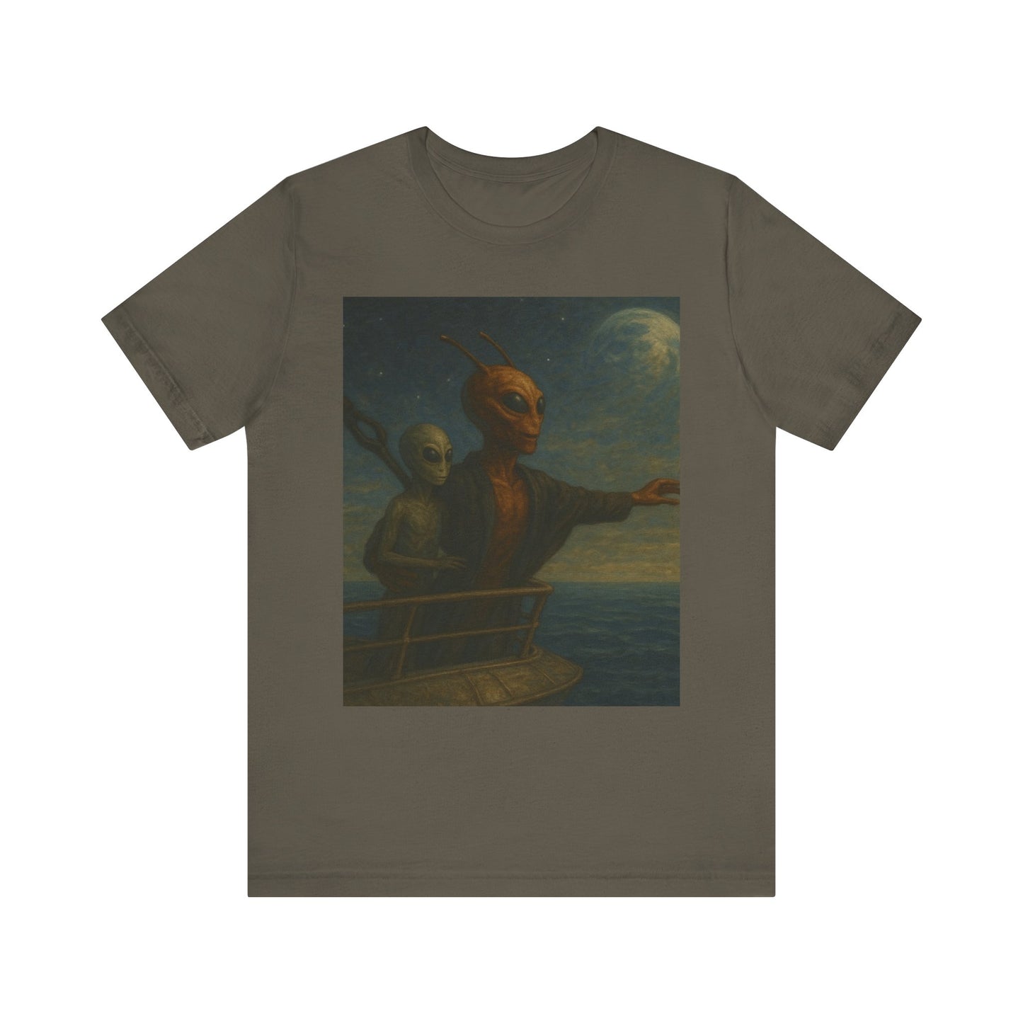 Alien Voyage T‑Shirt — Vintage Surreal Art Tee