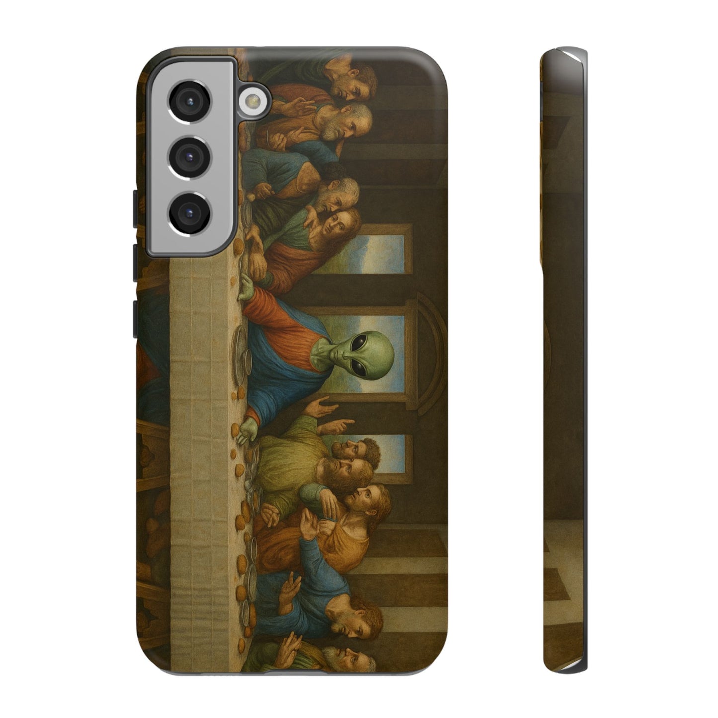 Phone Case - 'The Last Supper' Alien Parody Protective Cover