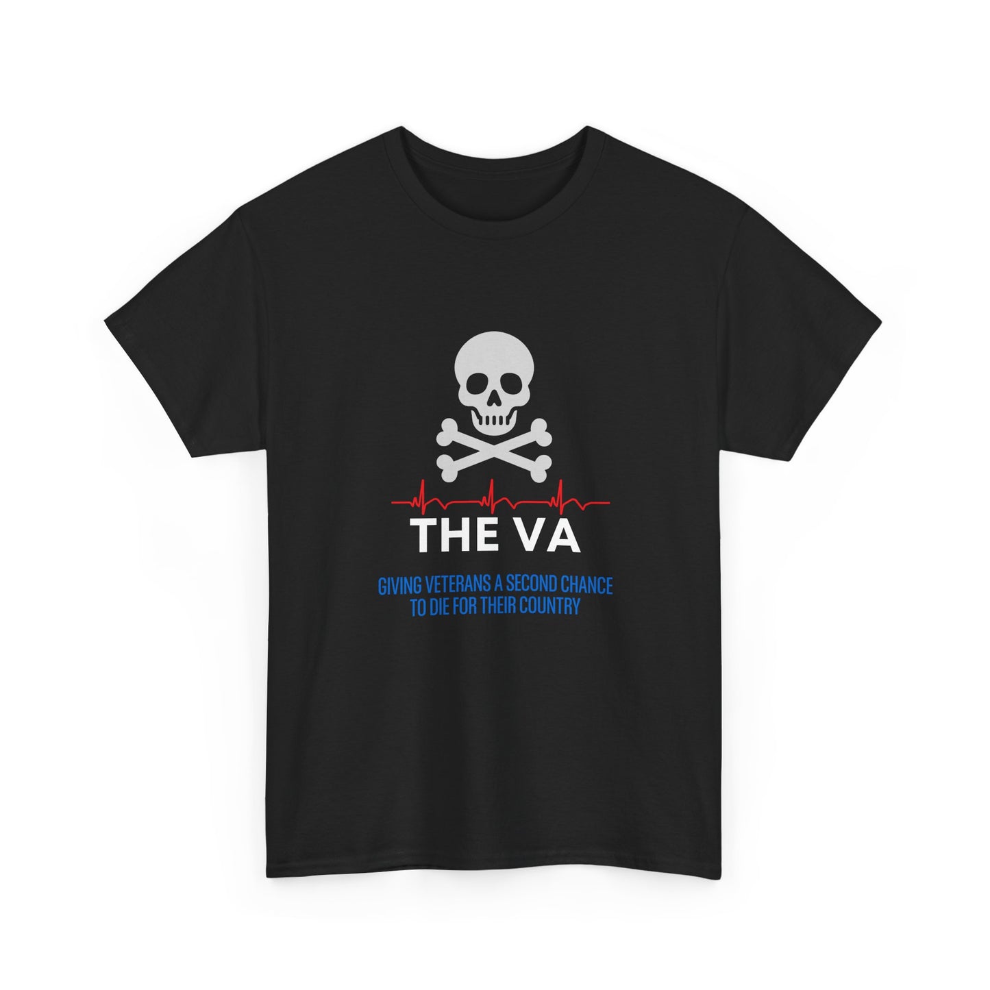 Veteran Skull & Crossbones Tee – “THE VA” Tribute T-Shirt