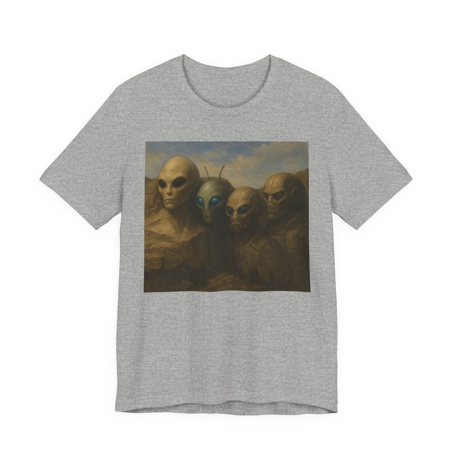 Alien Portrait T-Shirt — Vintage Sci‑Fi Art Tee