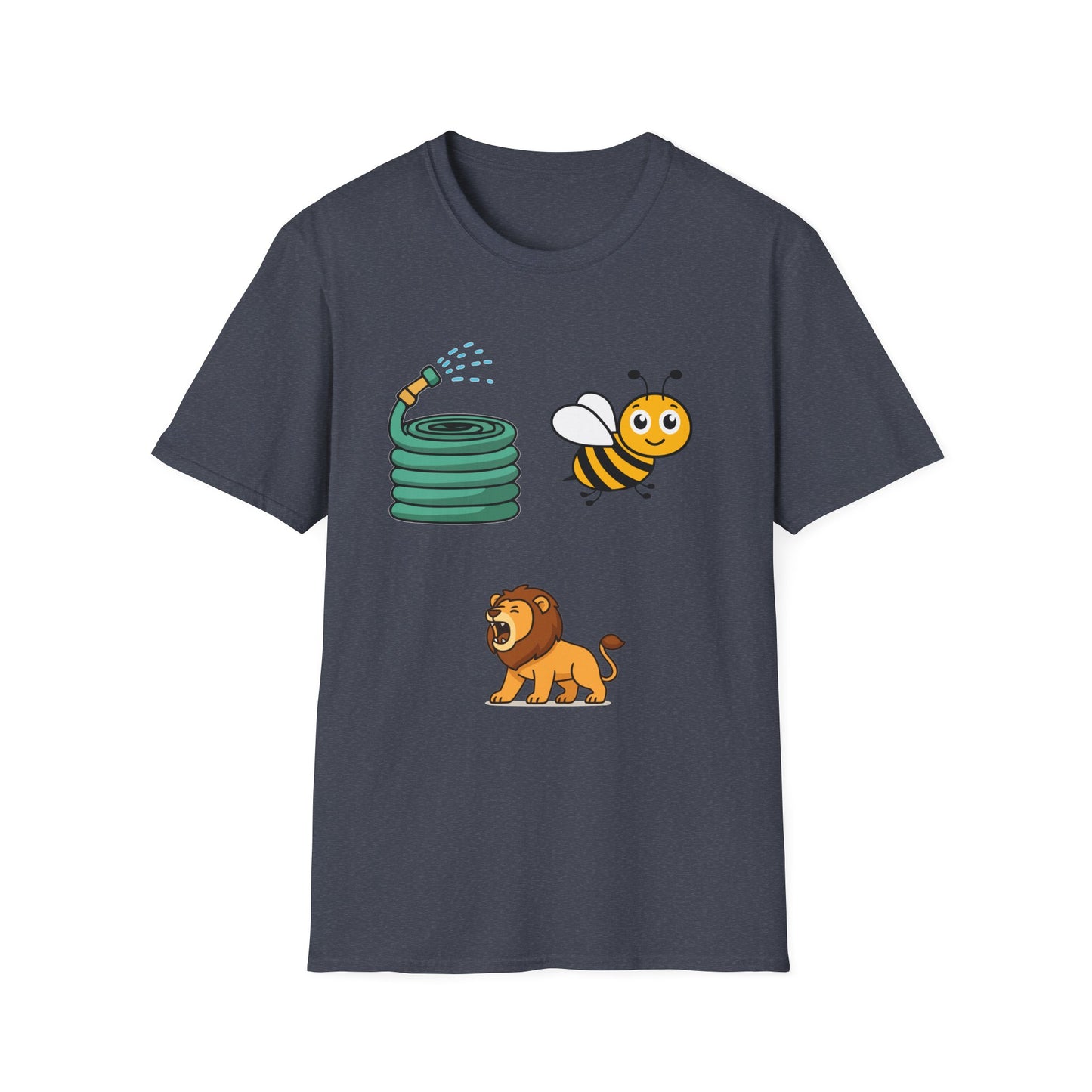 Bee Hose Lion T-Shirt — Cute Pun Garden Tee