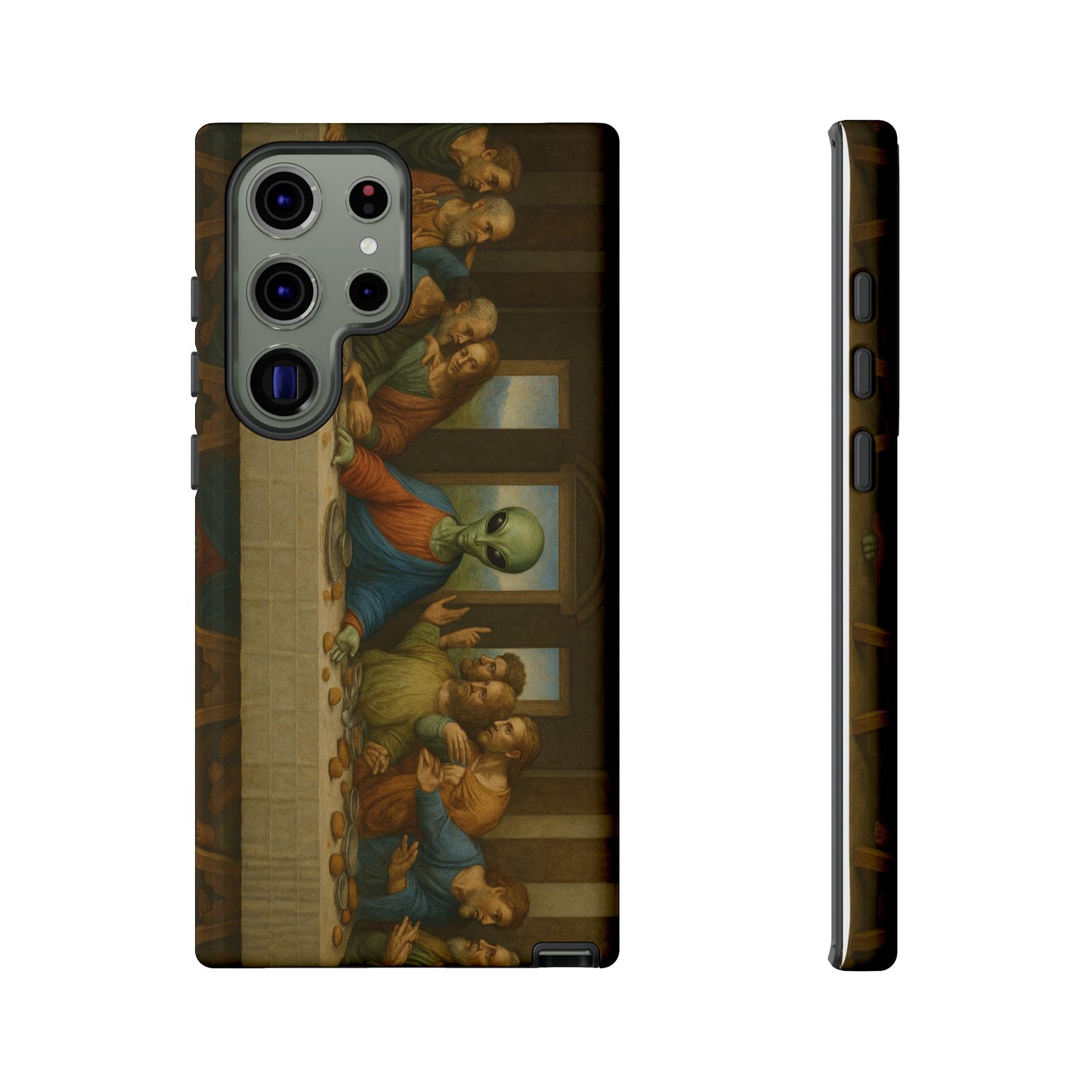 Phone Case - 'The Last Supper' Alien Parody Protective Cover