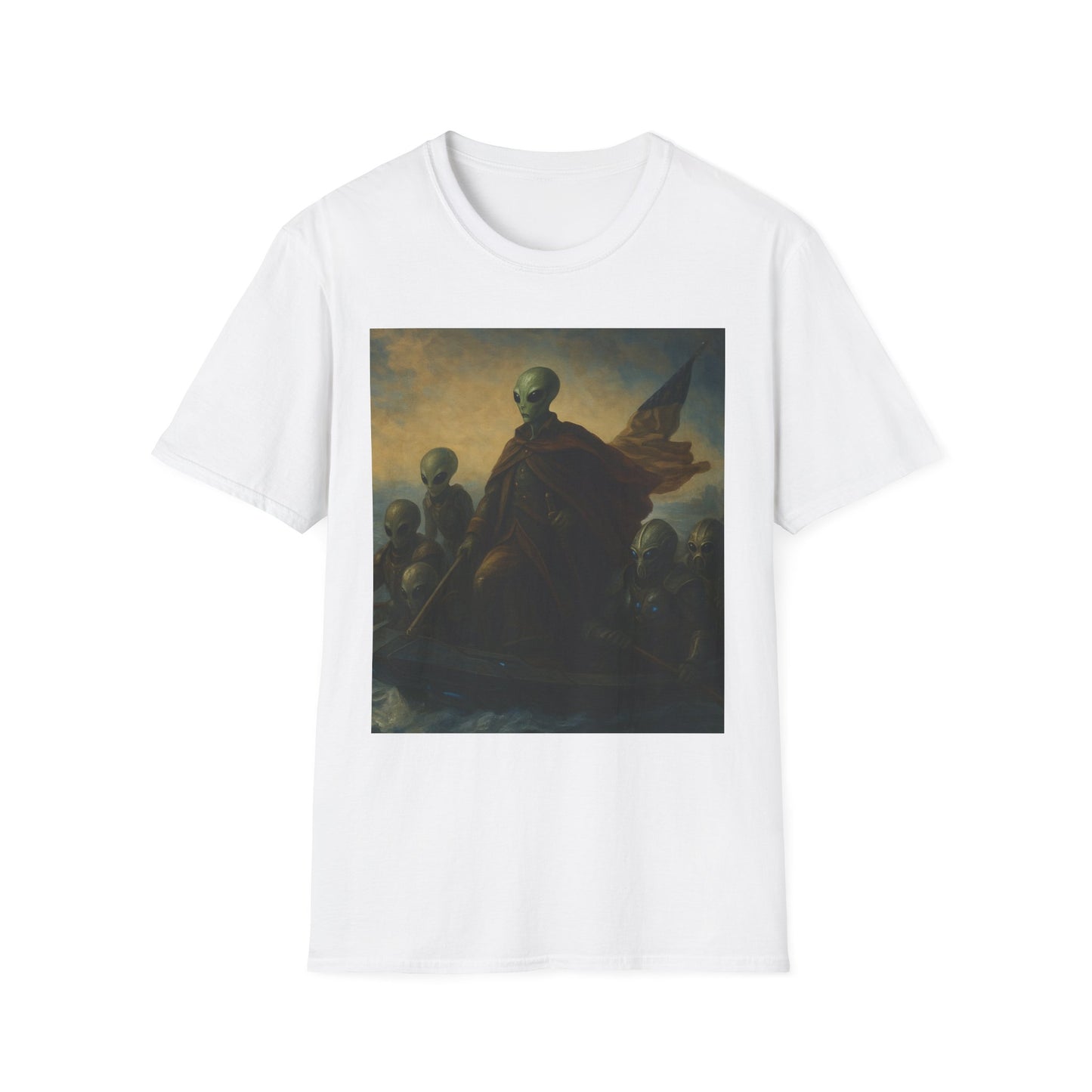 Alien Revolution T-Shirt — Vintage Portrait of Extraterrestrial Leaders