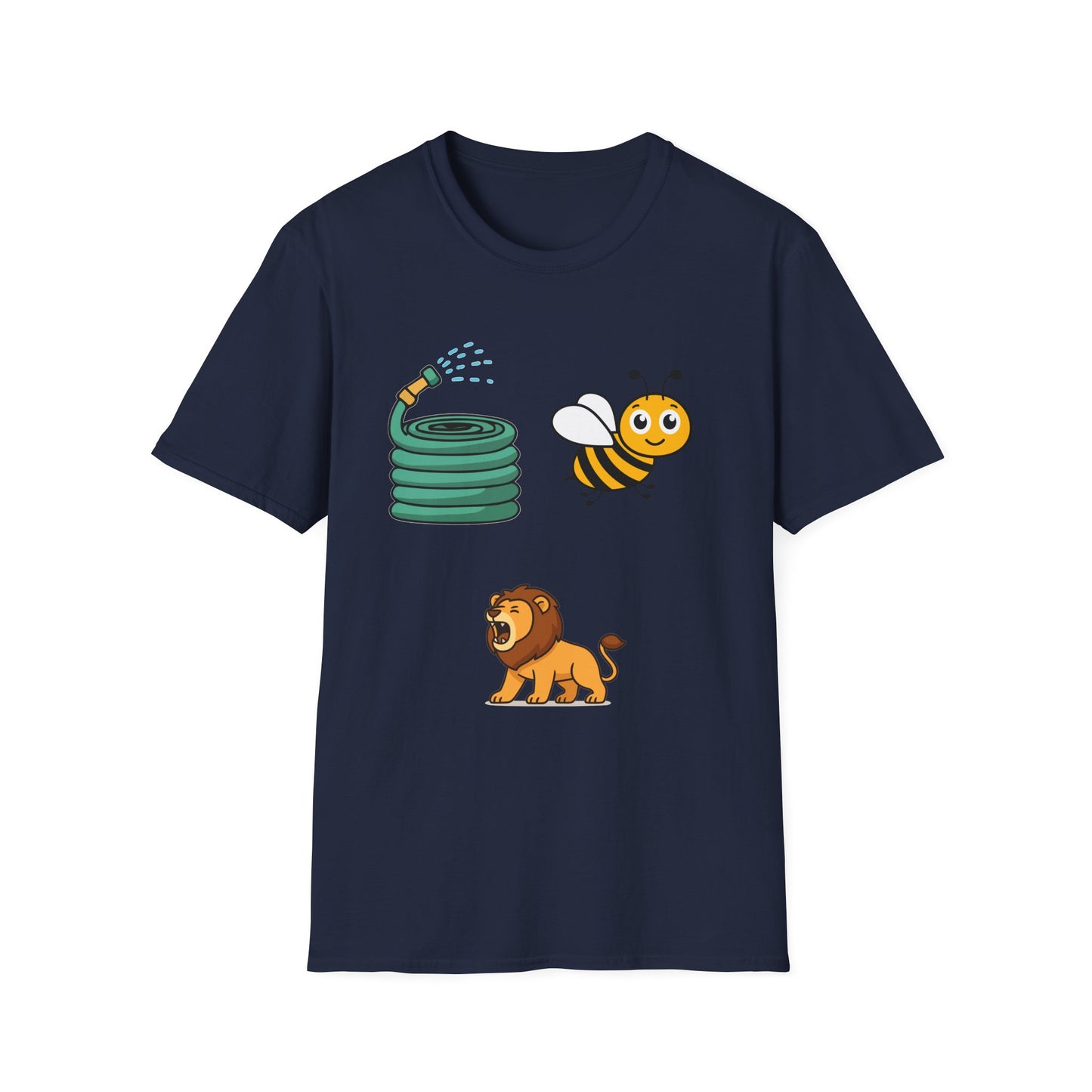 Bee Hose Lion T-Shirt — Cute Pun Garden Tee