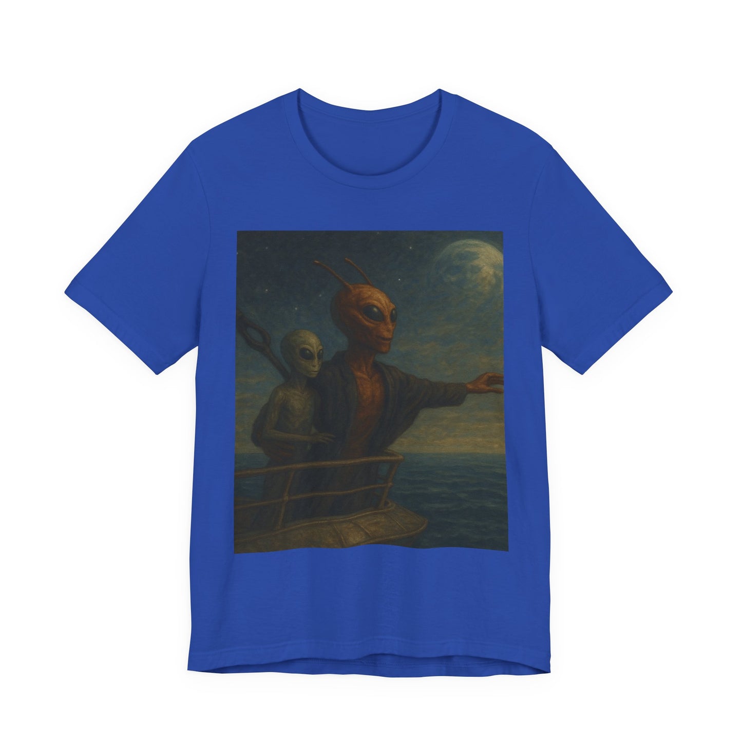 Alien Voyage T‑Shirt — Vintage Surreal Art Tee