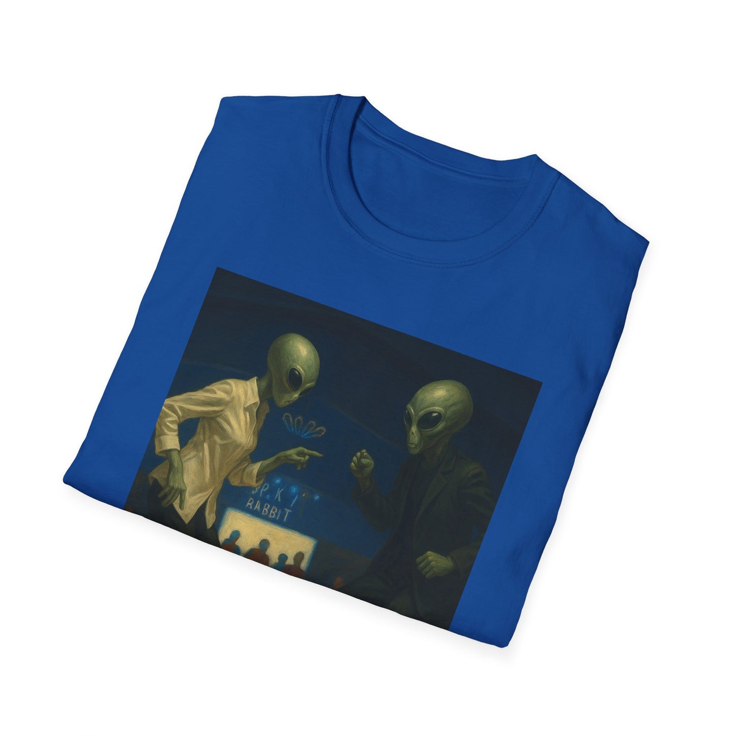 Alien Pulp Fiction T-Shirt — Retro Extraterrestrial Illustration Tee