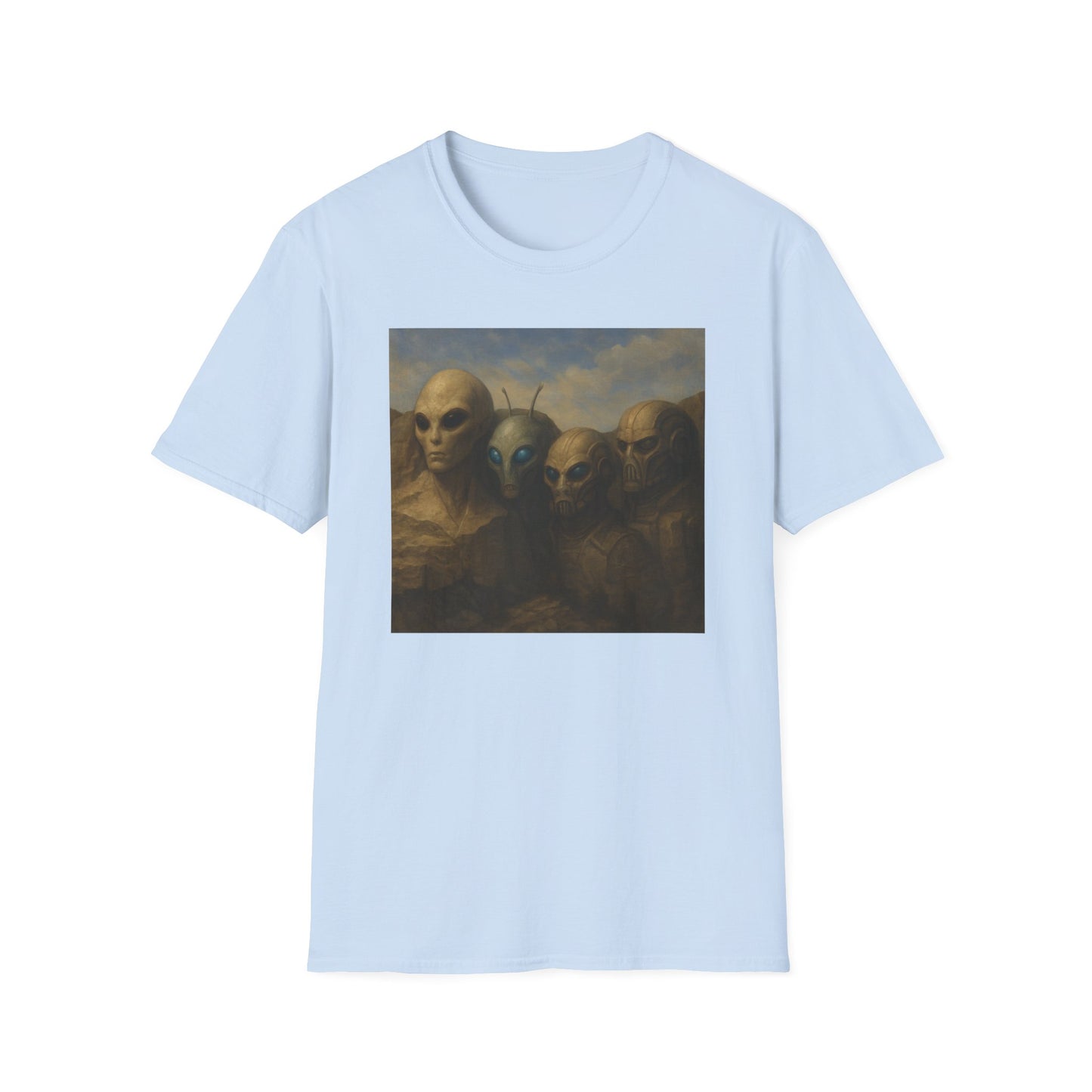 Alien Portrait T-Shirt — Vintage Surreal Extraterrestrial Art Tee