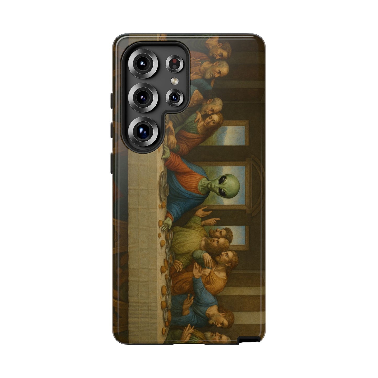 Phone Case - 'The Last Supper' Alien Parody Protective Cover
