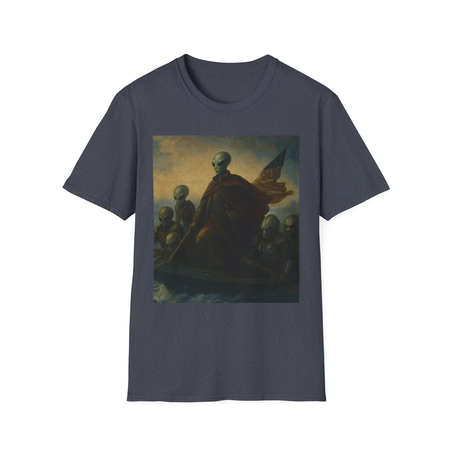 Alien Revolution T-Shirt — Vintage Portrait of Extraterrestrial Leaders