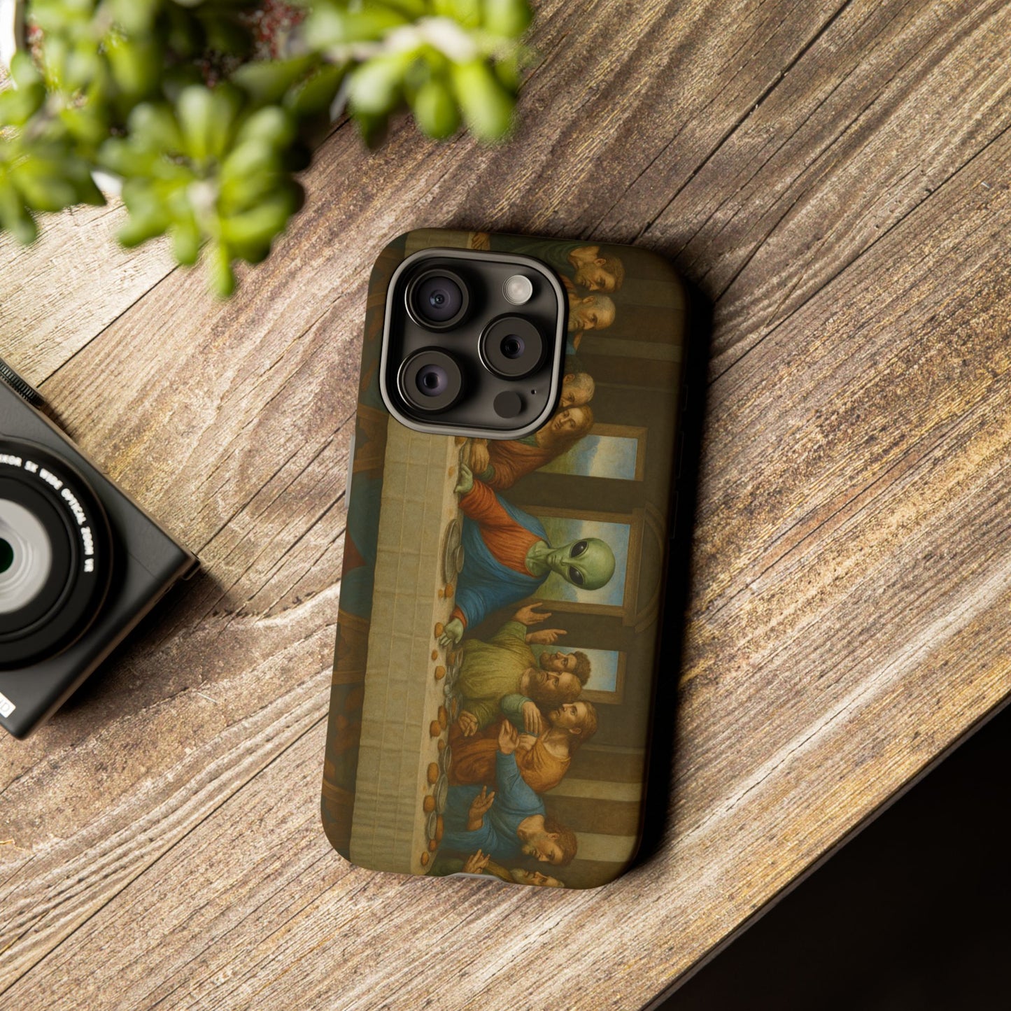 Phone Case - 'The Last Supper' Alien Parody Protective Cover