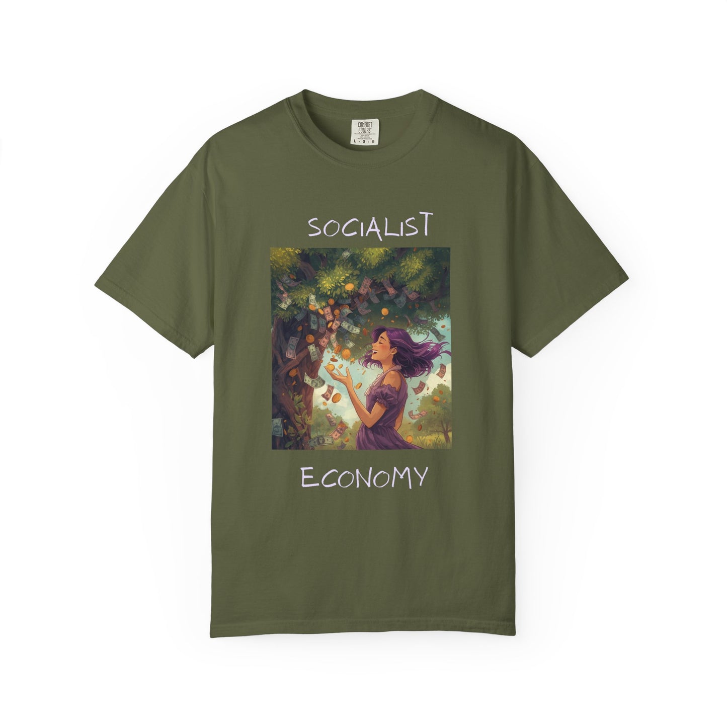 Socialist Economy T-Shirt — Illustrated Garden Graphic Tee