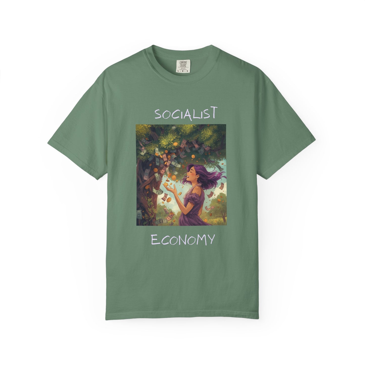 Socialist Economy T-Shirt — Illustrated Garden Graphic Tee