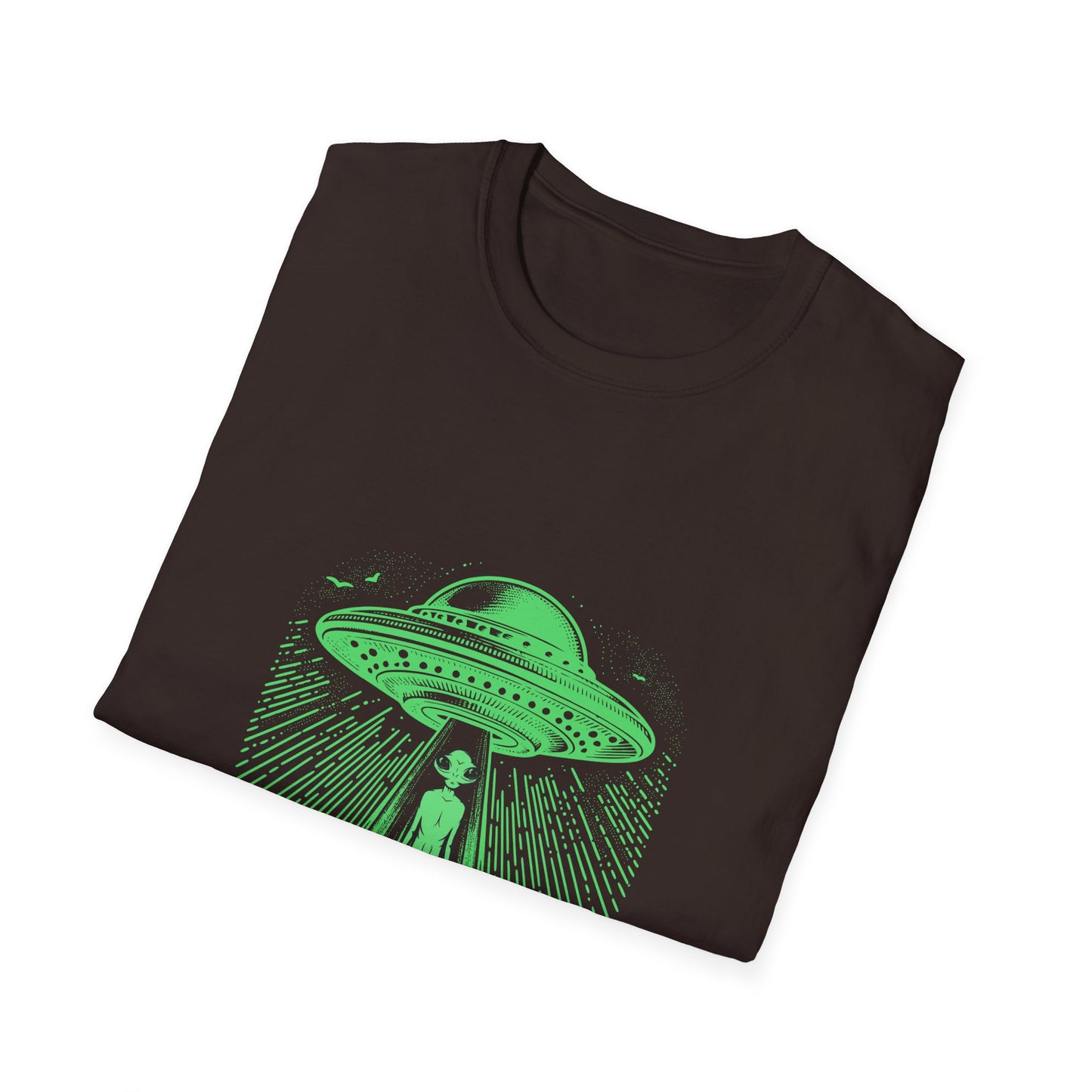 Alien Visitors T-Shirt — Retro UFO Graphic Tee